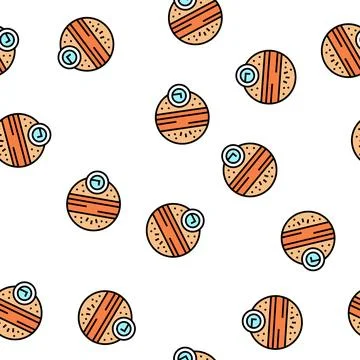 Pressure therapy vector seamless pattern Illustrazione stock