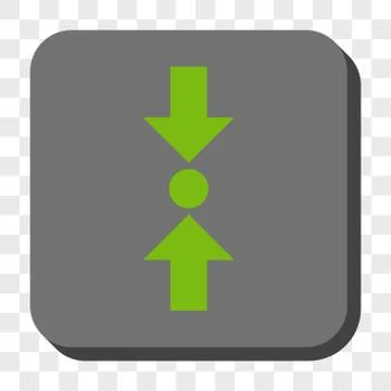 Pressure Vertical Rounded Square Button Stock Illustration