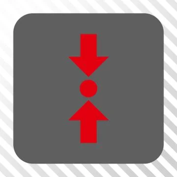 Pressure Vertical Rounded Square Button Stock Illustration