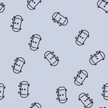 Pressure vessel engineer line seamless pattern 스톡 일러스트