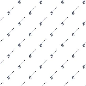 Pressure washer gun seamless pattern cleaning equipment background 库存插图