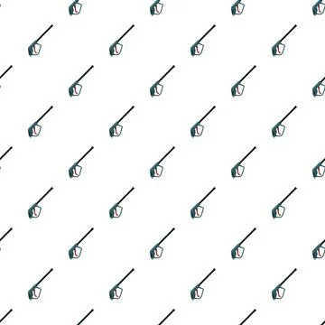 Pressure washer guns seamless pattern for cleaning services Stock Illustration