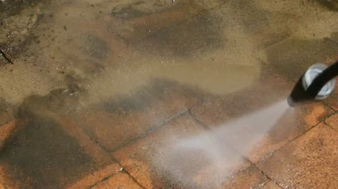 Pressure washing Stock Footage 21889156