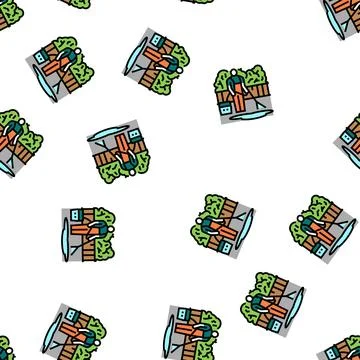 Pressure washing vector seamless pattern 스톡 일러스트