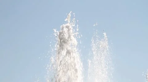Pressure Water Gushing Water Stock Footage