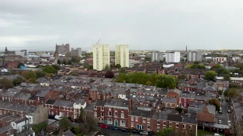 Preston skyline Video stock 163673141
