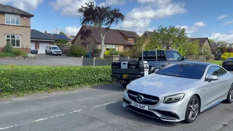 Preston, UK. 2026 May 10. Classic, modified, high-performance car show. 4k video Stock Footage 345224441