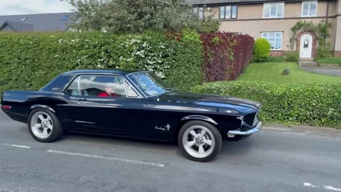 Preston, UK. 2026 May 10. Classic, modified, high-performance car Stock Footage 345224459