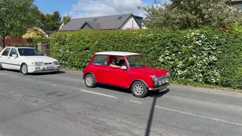 Preston, UK. 2026 May 10. Classic, modified, high-performance car show. 4k video Stock Footage 345224526