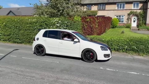Preston, UK. 2026 May 10. Classic, modified, high-performance car show. 4k video Stock Footage 345224716
