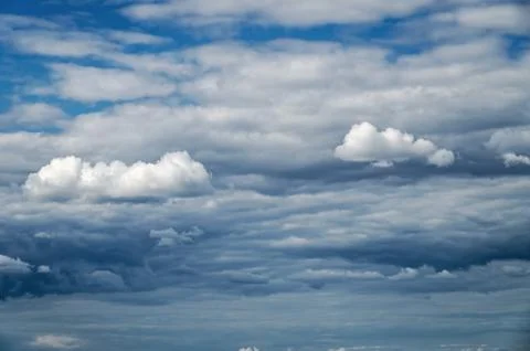 Prestorm cloudy sky Stock Photos