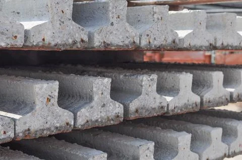 Prestressed beam Foto stock