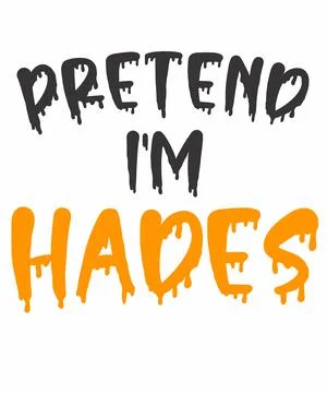 Pretend I'm Hades Stock Illustration