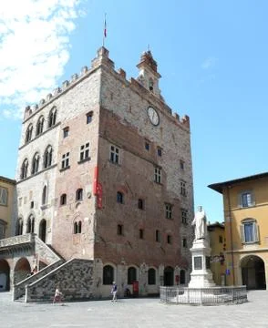 Pretorian Palace in Prato Foto stock