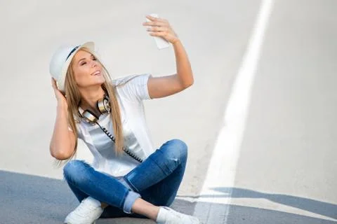 Pretty and smart. Stock Photos
