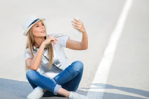 Pretty and smart. Stock Photos