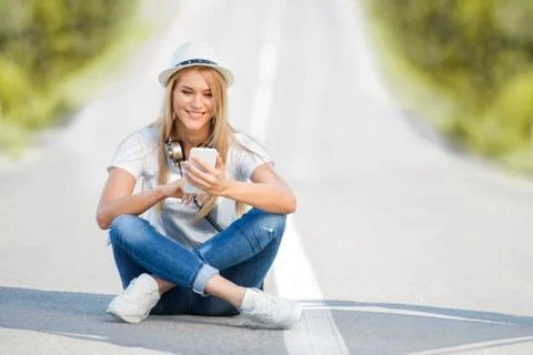 Pretty and smart. Stock Photos