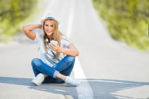 Pretty and smart. Stock Photos