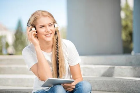 Pretty and young. Stock Photos