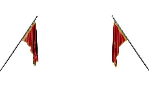Pretty anthem day flag 3d illustration Stock Illustration