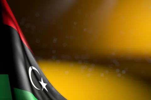 Pretty anthem day flag 3d illustration Stock Illustration