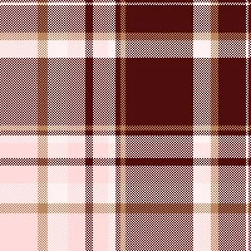 Pretty background fabric pattern, picnic blanket plaid check textile. Singl.. Stock Illustration