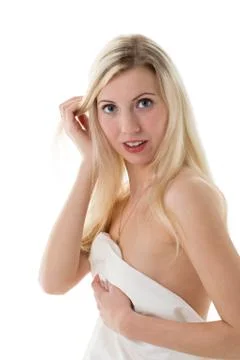 Pretty blond Stock Photos
