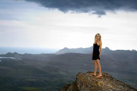 Pretty blonde Stock Photos