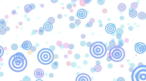 Pretty Blue Circles Background Stock Footage 61927326