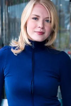 Pretty in blue Stock Photos