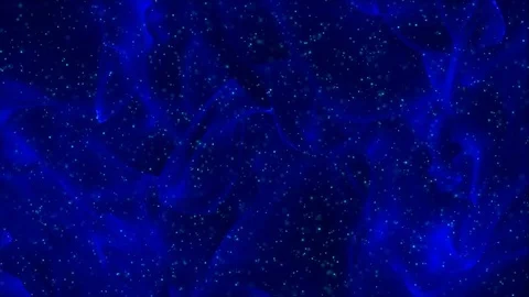 Pretty Blue Waves And Particles Stock Footage 77573593