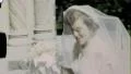 Pretty Bride Arrives Church Marches to Altar 1940s Vintage Film Home Movie HD Footage