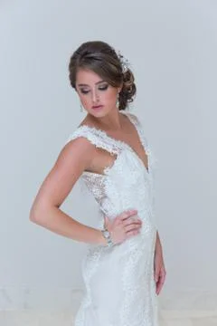 Pretty bride Foto stock