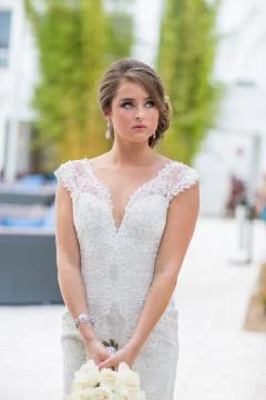 Pretty bride Stock Photos