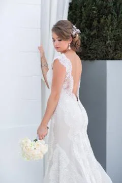 Pretty bride Stock Photos