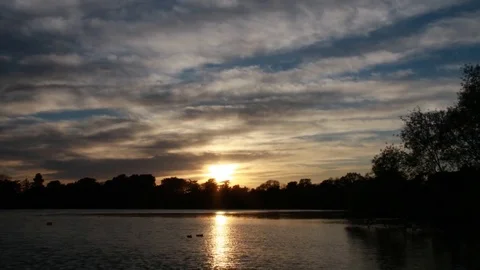 Pretty British landscape time lapse in the heart of the British countryside Video stock 75180126