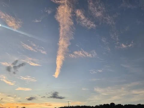 Pretty cloud formation Foto stock