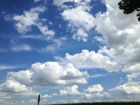 Pretty clouds Stock Photos