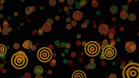 Pretty Colored Circles Background Stock Footage 61926101