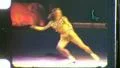Pretty Dancing Young Woman Ice Show Skating 1940s Vintage Film Home Movie 978 HD Footage