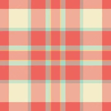 Pretty fabric vector texture, intricate plaid seamless textile. Mid check b.. Illustrazione stock