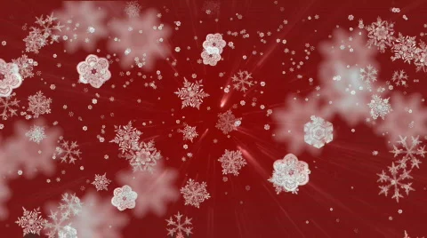Pretty Falling Snow Flakes Winter Background Christmas Holiday 스톡 동영상 455498