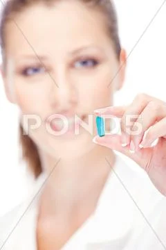 Pretty female doctor Stock Photos
