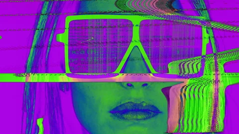 A pretty female with glasses with code Stock Footage 321648728