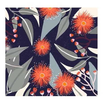 Pretty flower background Illustrazione stock