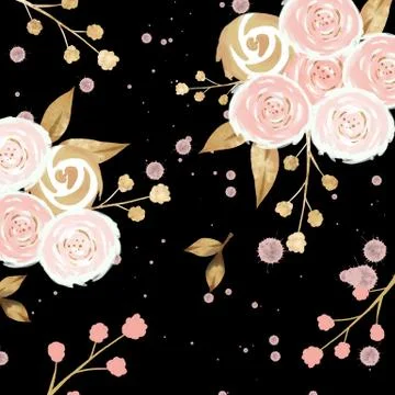 Pretty flower background Illustrazione stock