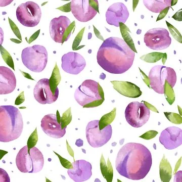 Pretty fruit background Stock Illustration