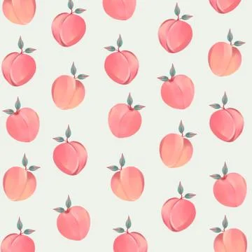 Pretty fruit background Illustrazione stock