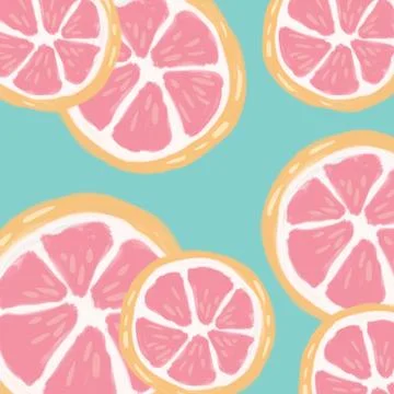 Pretty fruit background Illustrazione stock