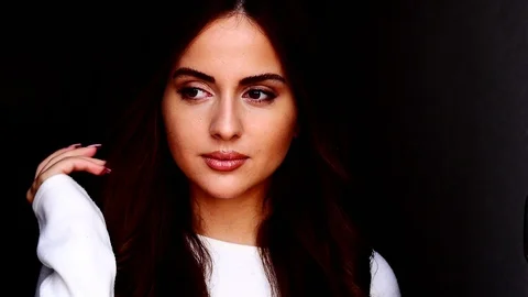 Pretty girl Video stock 119578086